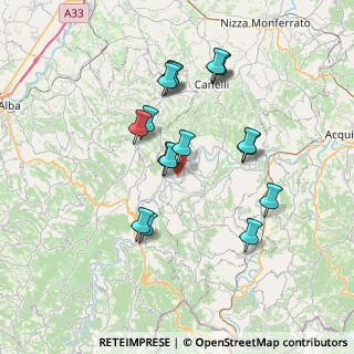 Mappa Regione Potovio, 14050 Cessole AT, Italia (6.77588)