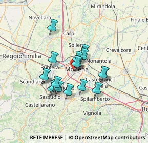 Mappa Via Ippolito Nievo, 41125 Modena MO, Italia (10.33111)