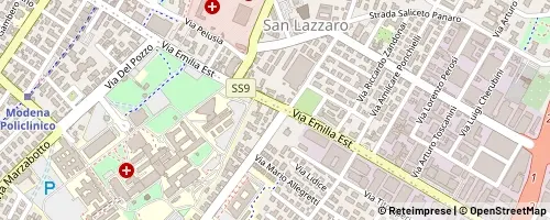 Mappa Modena