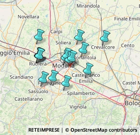 Mappa Via Antonio Bazzini, 41122 Modena MO, Italia (10.51813)