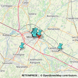 Mappa Via Antonio Bazzini, 41122 Modena MO, Italia (4.01636)