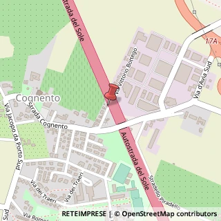 Mappa Via Giovanni Omboni,  1, 41100 Modena, Modena (Emilia Romagna)