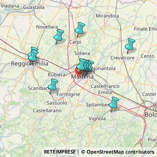 Mappa Via Giuseppe Flaiani, 41126 Modena MO, Italia (13.57545)