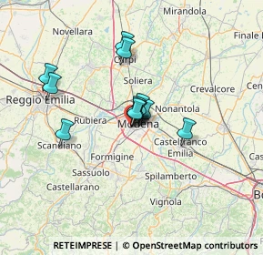 Mappa Via Giuseppe Flaiani, 41126 Modena MO, Italia (9.16333)