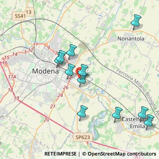 Mappa Via Imprenditori, 41122 Modena MO, Italia (4.20182)
