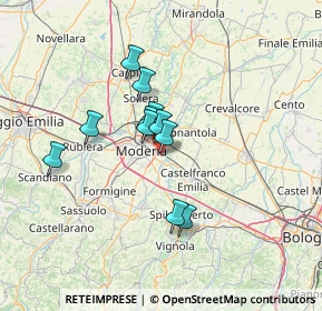 Mappa Via Imprenditori, 41122 Modena MO, Italia (10.25273)