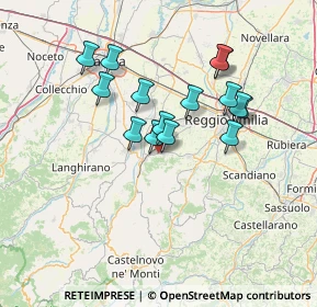 Mappa Via Alcide De Gasperi, 42020 Quattro Castella RE, Italia (11.96067)