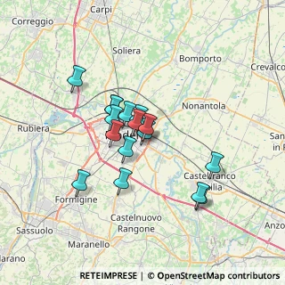 Mappa Via Edoardo Di Capua, 41122 Modena MO, Italia (5.26313)