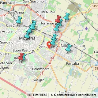 Mappa Via Edoardo Di Capua, 41122 Modena MO, Italia (2.05)