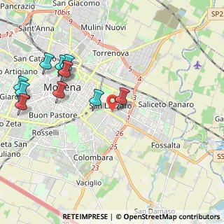 Mappa Via Edoardo Di Capua, 41122 Modena MO, Italia (2.41364)