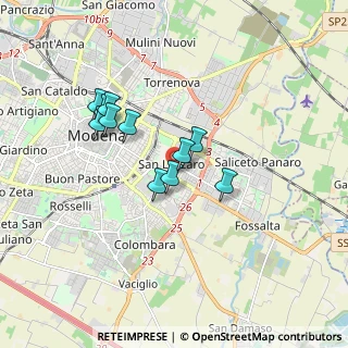 Mappa Via Edoardo Di Capua, 41122 Modena MO, Italia (1.42636)