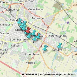 Mappa Via Edoardo Di Capua, 41122 Modena MO, Italia (1.57692)