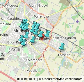 Mappa Via Edoardo Di Capua, 41122 Modena MO, Italia (1.4665)