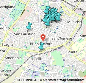 Mappa Viale Buon Pastore, 41126 Modena MO, Italia (0.97)