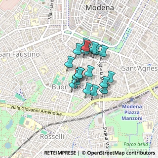 Mappa Viale Buon Pastore, 41126 Modena MO, Italia (0.266)