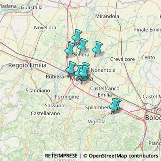 Mappa Viale Buon Pastore, 41126 Modena MO, Italia (8.795)