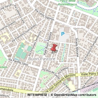 Mappa Via Giuseppe Maria Savani,  11, 41100 Modena, Modena (Emilia Romagna)