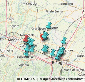 Mappa Via G. Bruno, 40017 San Giovanni in Persiceto BO, Italia (12.3225)