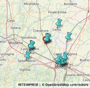 Mappa Via G. Bruno, 40017 San Giovanni in Persiceto BO, Italia (12.65706)
