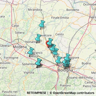 Mappa Via G. Bruno, 40017 San Giovanni in Persiceto BO, Italia (13.07563)