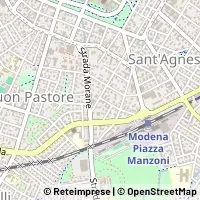 Karte Modena