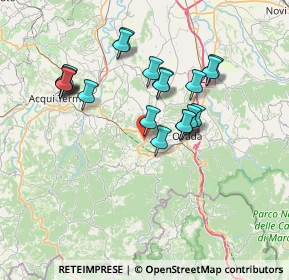 Mappa Piazza Dott. Ferrando, 15010 Cremolino AL, Italia (6.772)