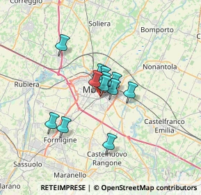 Mappa Strada Morane, 41124 Modena MO, Italia (4.18833)