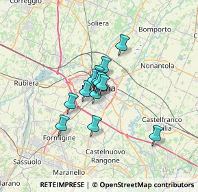 Mappa Strada delle Morane, 41124 Modena MO, Italia (4.02769)