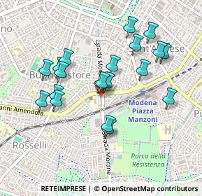 Mappa Strada delle Morane, 41124 Modena MO, Italia (0.4415)