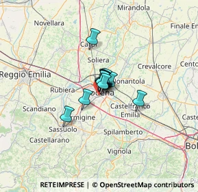 Mappa Strada delle Morane, 41124 Modena MO, Italia (4.89154)
