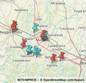 Mappa Strada delle Morane, 41124 Modena MO, Italia (13.62)