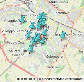 Mappa Strada Morane, 41124 Modena MO, Italia (1.22471)