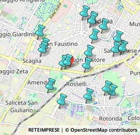 Mappa Via Duccio da Boninsegna, 41124 Modena MO, Italia (1.024)
