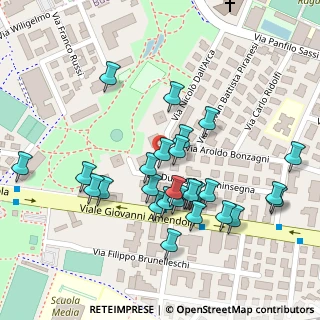 Mappa Via Duccio da Boninsegna, 41124 Modena MO, Italia (0.11111)