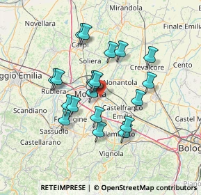 Mappa Degli Scarlatti, 41122 Modena MO, Italia (11.9505)