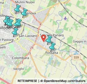 Mappa Degli Scarlatti, 41122 Modena MO, Italia (2.78727)