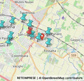 Mappa Degli Scarlatti, 41122 Modena MO, Italia (2.2225)