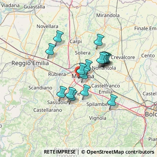 Mappa Via Bartolomeo Avanzini, 41124 Modena MO, Italia (11.11625)