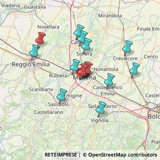 Mappa Via Bartolomeo Avanzini, 41124 Modena MO, Italia (12.37933)