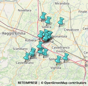 Mappa Via Bartolomeo Avanzini, 41124 Modena MO, Italia (9.56056)