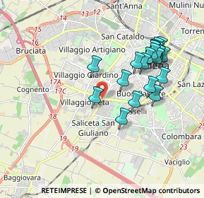 Mappa Via Bartolomeo Avanzini, 41124 Modena MO, Italia (1.8725)
