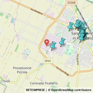 Mappa Via Charles Darwin, 40017 San Giovanni in Persiceto BO, Italia (1.5105)