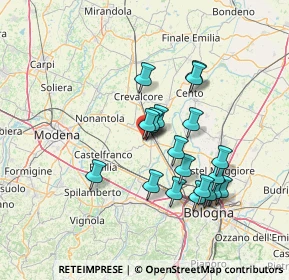 Mappa Via Charles Robert Darwin, 40017 San Giovanni in Persiceto BO, Italia (12.662)