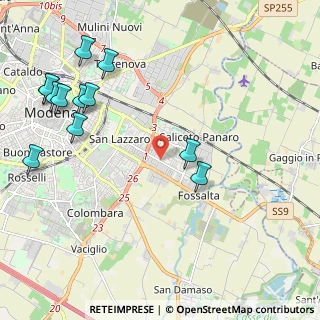 Mappa Via Michele Fusco, 41122 Modena MO, Italia (2.69333)