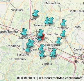 Mappa Via Michele Fusco, 41122 Modena MO, Italia (11.8755)