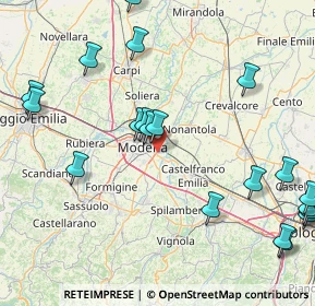 Mappa Via Michele Fusco, 41122 Modena MO, Italia (21.6845)