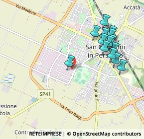 Mappa Via Fioravanti, 40017 San Giovanni in Persiceto BO, Italia (1.04857)