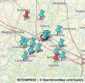 Mappa Viale G. Amendola, 41124 Modena MO, Italia (12.08111)