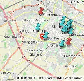 Mappa Viale G. Amendola, 41124 Modena MO, Italia (1.96176)