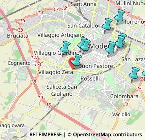 Mappa Viale G. Amendola, 41124 Modena MO, Italia (2.14909)